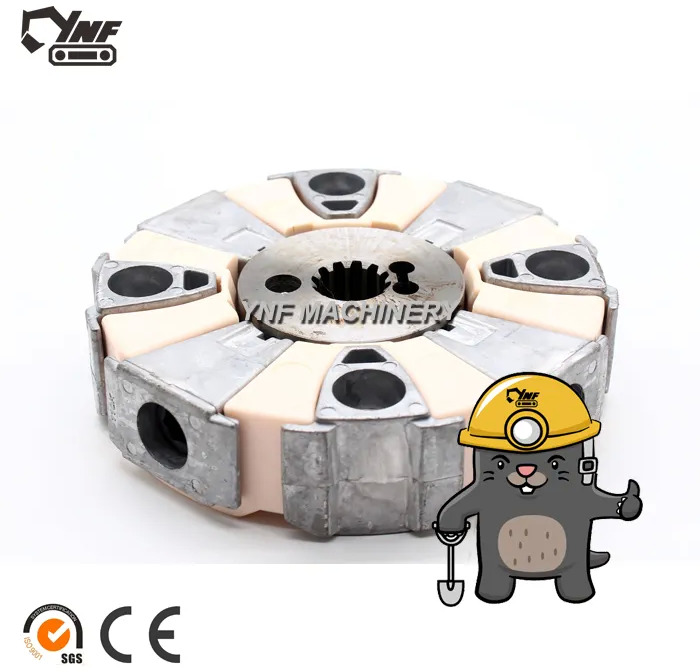 SK210-8 SK200-8 Excavator Hydraulic Pump Accessories Rubber Shock Absorbing Coupling Assembly - מצמד וחלקים: תמונה 1 SK210-8 SK200-8 Excavator Hydraulic Pump Accessories Rubber Shock Absorbing Coupling Assembly - מצמד וחלקים: תמונה 1