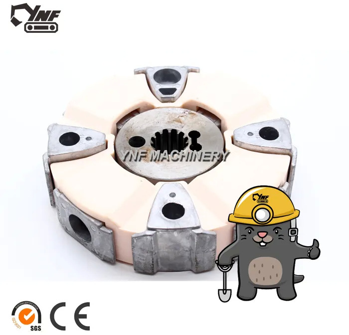 SK210-8 SK200-8 Excavator Hydraulic Pump Accessories Rubber Shock Absorbing Coupling Assembly - מצמד וחלקים: תמונה 3 SK210-8 SK200-8 Excavator Hydraulic Pump Accessories Rubber Shock Absorbing Coupling Assembly - מצמד וחלקים: תמונה 3
