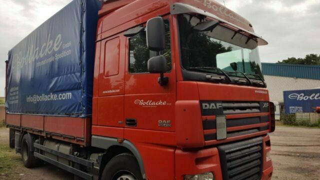 DAF 105-410 XF Plane Spriegel German Truck - משאית וילונות צד: תמונה 2 DAF 105-410 XF Plane Spriegel German Truck - משאית וילונות צד: תמונה 2