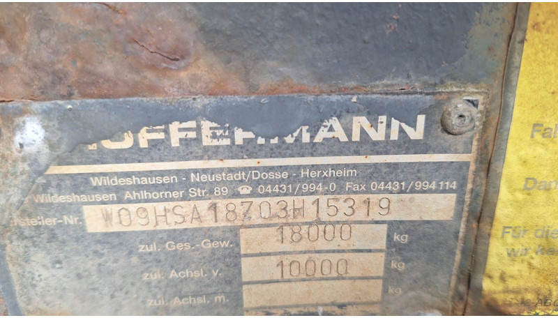 Huffermann HSA 1870 Abrollanhänger - קרון נגרר מוביל מכולות/ החלפת גוף: תמונה 5 Huffermann HSA 1870 Abrollanhänger - קרון נגרר מוביל מכולות/ החלפת גוף: תמונה 5