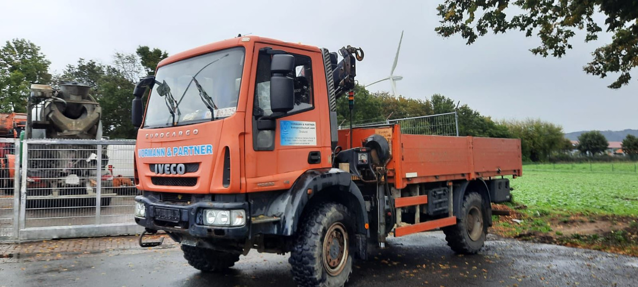Iveco ML110-220 4x4 mit Kran+Funk - משאית צד נופל/ שטוחה, משאית מנוף: תמונה 4 Iveco ML110-220 4x4 mit Kran+Funk - משאית צד נופל/ שטוחה, משאית מנוף: תמונה 4