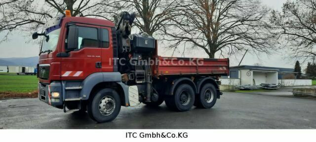 MAN 26.440TGS Kipper+Kran Meiller/Stahl - מזהיר, משאית מנוף: תמונה 1 MAN 26.440TGS Kipper+Kran Meiller/Stahl - מזהיר, משאית מנוף: תמונה 1