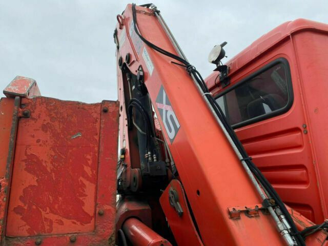 MAN ME18.284 mit Kran Not Aus Hiab 122B - משאית צד נופל/ שטוחה, משאית מנוף: תמונה 4 MAN ME18.284 mit Kran Not Aus Hiab 122B - משאית צד נופל/ שטוחה, משאית מנוף: תמונה 4