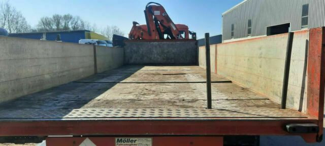 MAN ME18.284 mit Kran Not Aus Hiab 122B - משאית צד נופל/ שטוחה, משאית מנוף: תמונה 5 MAN ME18.284 mit Kran Not Aus Hiab 122B - משאית צד נופל/ שטוחה, משאית מנוף: תמונה 5