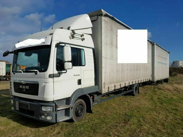 MAN TGL8.240 G.Haus/2xBett Klima AHK - משאית וילונות צד: תמונה 2 MAN TGL8.240 G.Haus/2xBett Klima AHK - משאית וילונות צד: תמונה 2