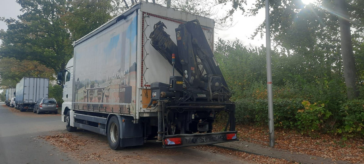 MAN TGX 18.360PS 4x2 G.Haus Kran+Funk - משאית צד נופל/ שטוחה, משאית מנוף: תמונה 3 MAN TGX 18.360PS 4x2 G.Haus Kran+Funk - משאית צד נופל/ שטוחה, משאית מנוף: תמונה 3