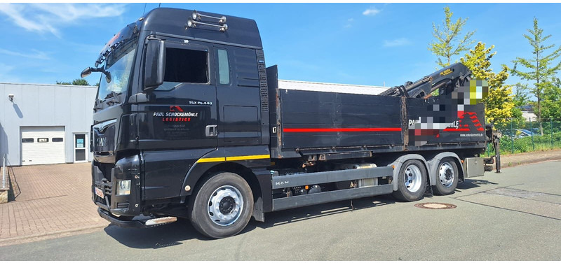 MAN TGX 26.440 6x2 LLW Pritsche mit Kran Palfinge - משאית צד נופל/ שטוחה, משאית מנוף: תמונה 5 MAN TGX 26.440 6x2 LLW Pritsche mit Kran Palfinge - משאית צד נופל/ שטוחה, משאית מנוף: תמונה 5