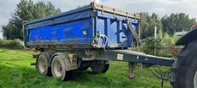 Meiller 2x Meiller/18To. Tanden/Kipper - קרון נגרר עם מזהיר: תמונה 1 Meiller 2x Meiller/18To. Tanden/Kipper - קרון נגרר עם מזהיר: תמונה 1