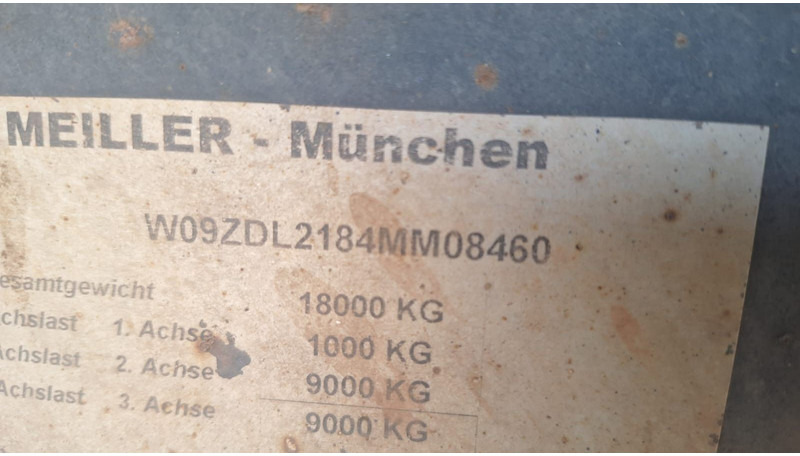 Meiller Tandem Kippanhänger - קרון נגרר עם מזהיר: תמונה 5 Meiller Tandem Kippanhänger - קרון נגרר עם מזהיר: תמונה 5