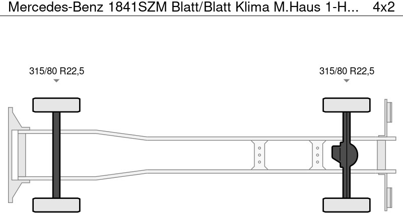 Mercedes-Benz 1841SZM Blatt/Blatt Klima M.Haus 1-Hand - מזהיר: תמונה 4 Mercedes-Benz 1841SZM Blatt/Blatt Klima M.Haus 1-Hand - מזהיר: תמונה 4