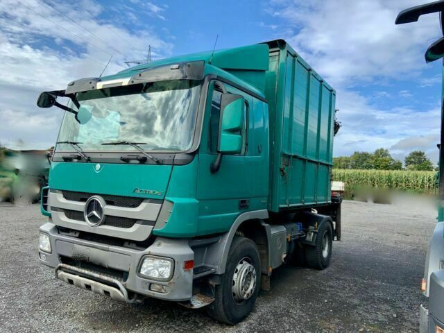 Mercedes-Benz 1844K 4x2 Kipper mit Kran Blattgefedert - מזהיר, משאית מנוף: תמונה 1 Mercedes-Benz 1844K 4x2 Kipper mit Kran Blattgefedert - מזהיר, משאית מנוף: תמונה 1