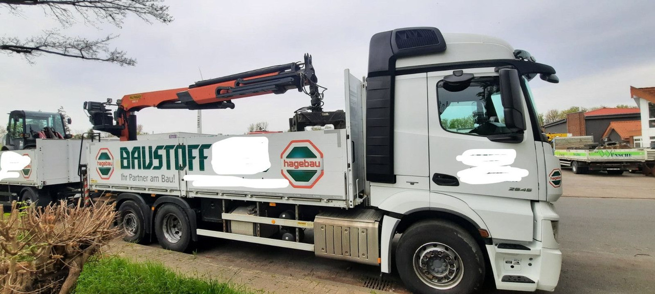 Mercedes-Benz 2545 Actros Pritsche Kran Palfinger PK21001 - משאית צד נופל/ שטוחה, משאית מנוף: תמונה 3 Mercedes-Benz 2545 Actros Pritsche Kran Palfinger PK21001 - משאית צד נופל/ שטוחה, משאית מנוף: תמונה 3