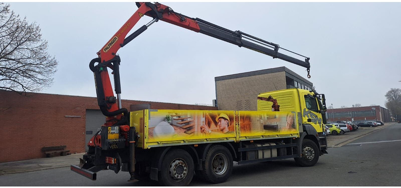 Mercedes-Benz 2636 Axor 3-Achser 6x2 mit Kran PK14002+Funk - משאית צד נופל/ שטוחה, משאית מנוף: תמונה 3 Mercedes-Benz 2636 Axor 3-Achser 6x2 mit Kran PK14002+Funk - משאית צד נופל/ שטוחה, משאית מנוף: תמונה 3