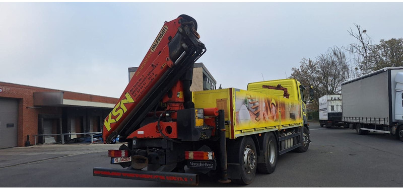 Mercedes-Benz 2636 Axor 3-Achser 6x2 mit Kran PK14002+Funk - משאית צד נופל/ שטוחה, משאית מנוף: תמונה 5 Mercedes-Benz 2636 Axor 3-Achser 6x2 mit Kran PK14002+Funk - משאית צד נופל/ שטוחה, משאית מנוף: תמונה 5