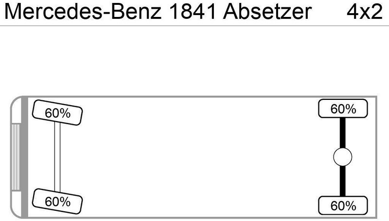 Mercedes-Benz 2641 Absetzer 6x2 Blatt/Luft Klima AHK - משאית דילוג העמסה: תמונה 4 Mercedes-Benz 2641 Absetzer 6x2 Blatt/Luft Klima AHK - משאית דילוג העמסה: תמונה 4