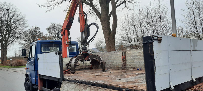 Mercedes-Benz 814 Pritsche mit Kran+Greifer - משאית צד נופל/ שטוחה, משאית מנוף: תמונה 5 Mercedes-Benz 814 Pritsche mit Kran+Greifer - משאית צד נופל/ שטוחה, משאית מנוף: תמונה 5