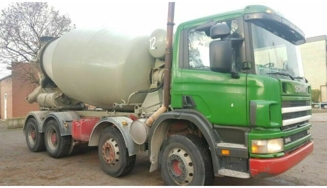 Scania 124-380PS 8x4 9-Qubik Stetter Euro:4 ZF-Schalte - משאית מערבלת בטון: תמונה 1 Scania 124-380PS 8x4 9-Qubik Stetter Euro:4 ZF-Schalte - משאית מערבלת בטון: תמונה 1
