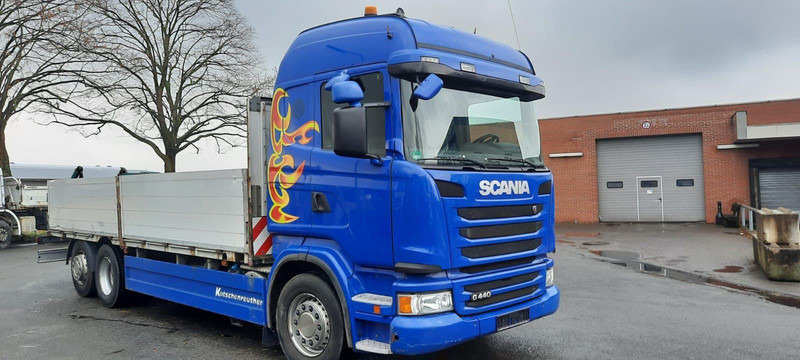 Scania G440 Pritsche 6x2 Kran am Heck vor - משאית צד נופל/ שטוחה, משאית מנוף: תמונה 2 Scania G440 Pritsche 6x2 Kran am Heck vor - משאית צד נופל/ שטוחה, משאית מנוף: תמונה 2