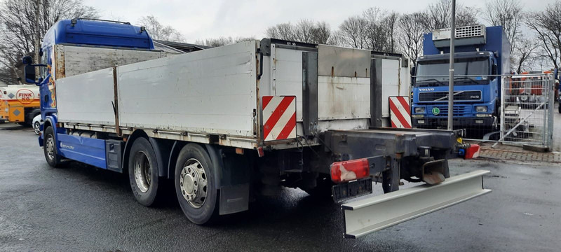 משאית צד נופל/ שטוחה, משאית מנוף Scania G440 Pritsche 6x2 Kran am Heck vor: תמונה 6