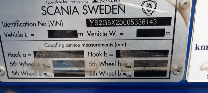 משאית צד נופל/ שטוחה, משאית מנוף Scania G440 Pritsche 6x2 Kran am Heck vor: תמונה 7