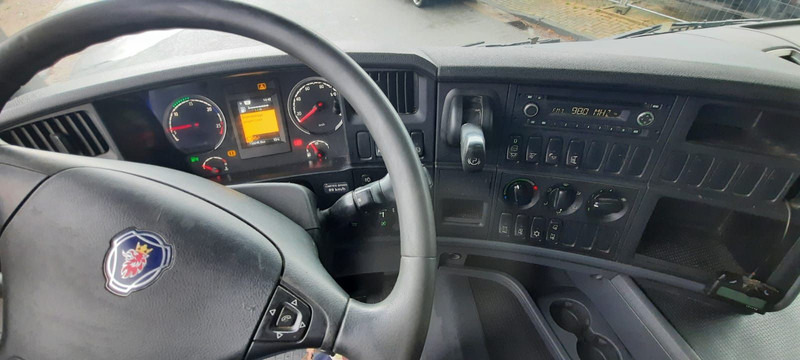 משאית צד נופל/ שטוחה, משאית מנוף Scania G440 Pritsche 6x2 Kran am Heck vor: תמונה 9