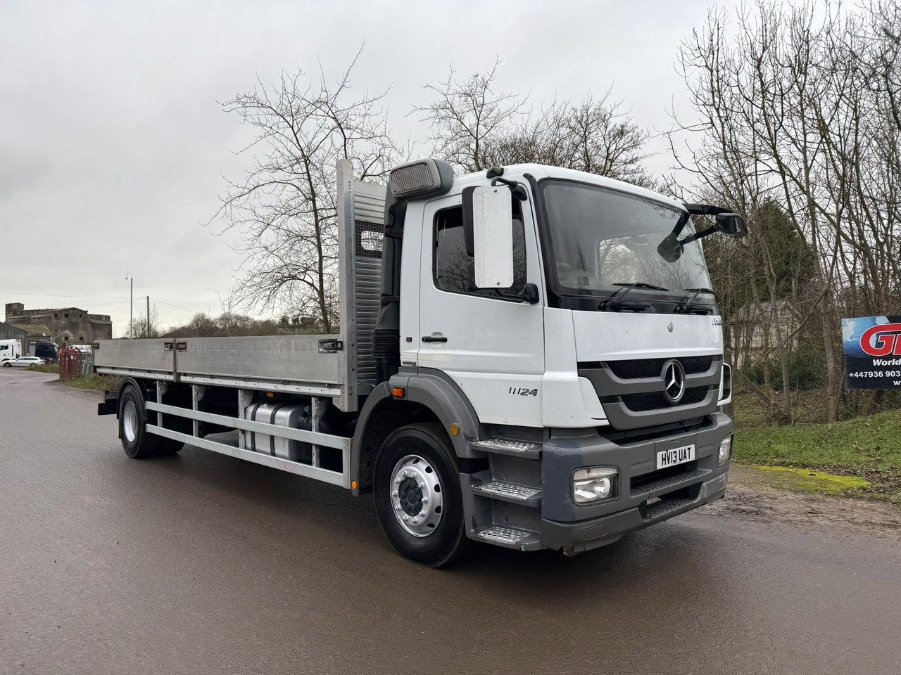 2013 Mercedes Axor 1824 Dropside Truck - משאית צד נופל/ שטוחה: תמונה 5 2013 Mercedes Axor 1824 Dropside Truck - משאית צד נופל/ שטוחה: תמונה 5