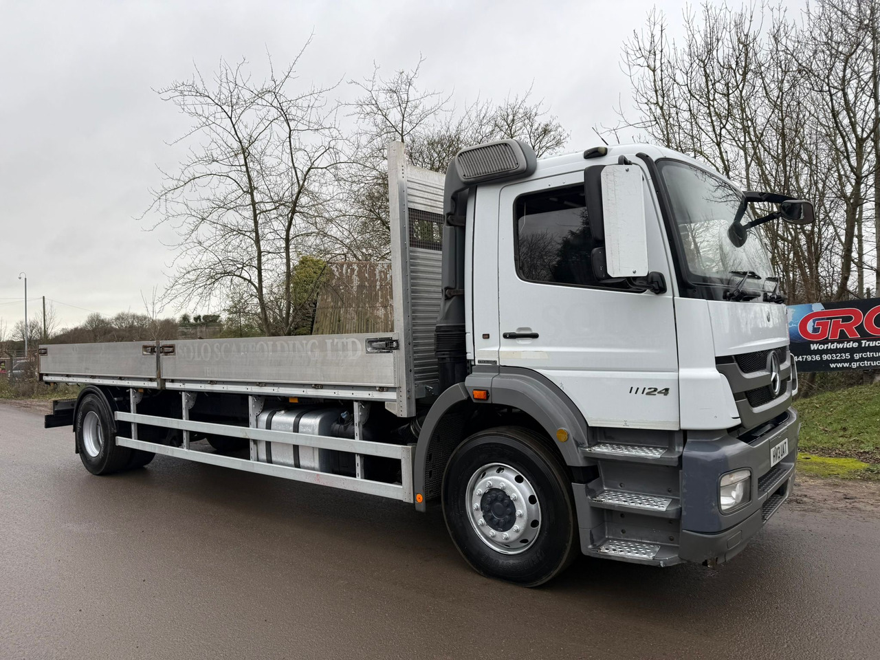 2013 Mercedes Axor 1824 Dropside Truck - משאית צד נופל/ שטוחה: תמונה 2 2013 Mercedes Axor 1824 Dropside Truck - משאית צד נופל/ שטוחה: תמונה 2