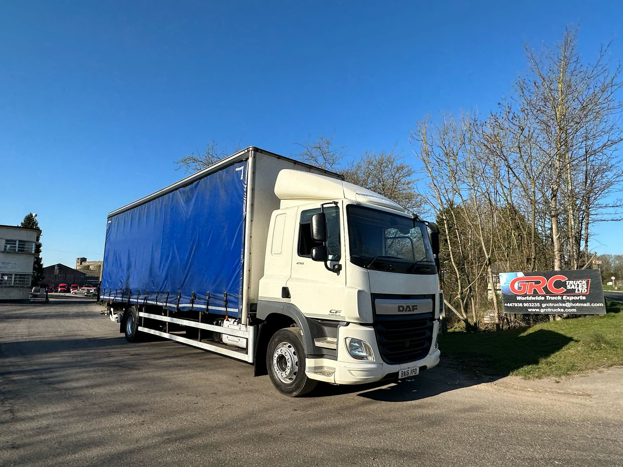 2016 DAF CF 250 Curtainside Truck - משאית וילונות צד: תמונה 4 2016 DAF CF 250 Curtainside Truck - משאית וילונות צד: תמונה 4