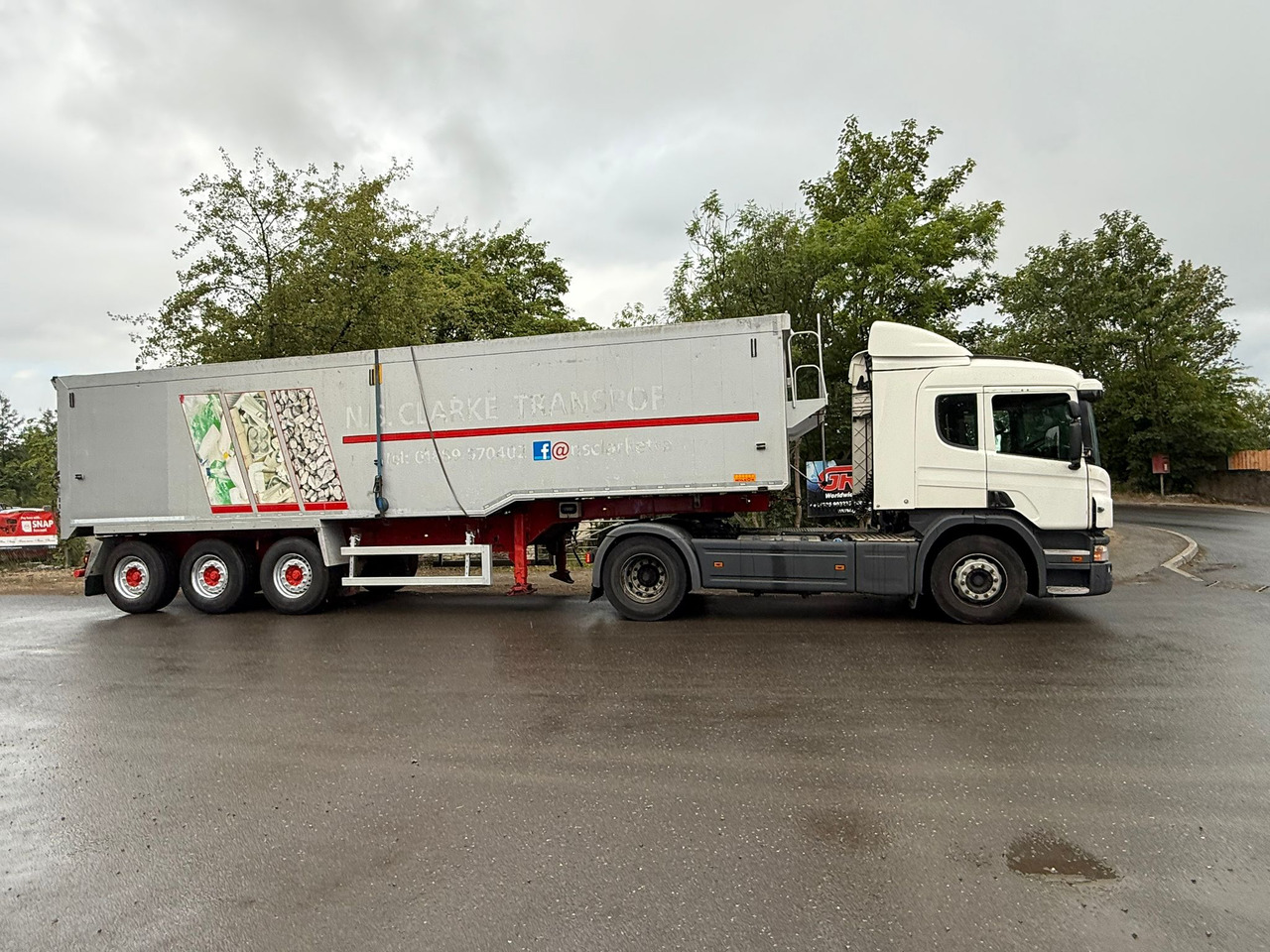 SDC triaxle Trailer - סמיטריילר עם מזהיר: תמונה 3 SDC triaxle Trailer - סמיטריילר עם מזהיר: תמונה 3