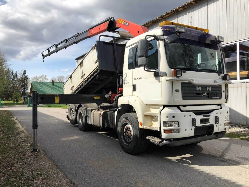 MAN TGA 26.430 6X2-2 BL/M 3-WAY TIP+PALFINGER PK23500 - מזהיר: תמונה 3 MAN TGA 26.430 6X2-2 BL/M 3-WAY TIP+PALFINGER PK23500 - מזהיר: תמונה 3