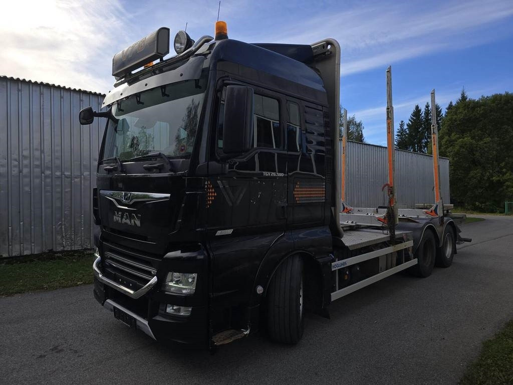 MAN TGX 26.580 6X4 EXTE - משאית עץ: תמונה 1 MAN TGX 26.580 6X4 EXTE - משאית עץ: תמונה 1