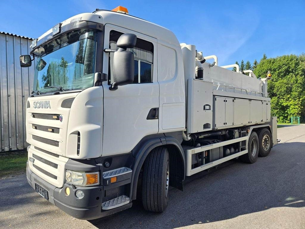 Scania G420 6X2 J. Hvidtved Larsen - משאית ואקום: תמונה 1 Scania G420 6X2 J. Hvidtved Larsen - משאית ואקום: תמונה 1