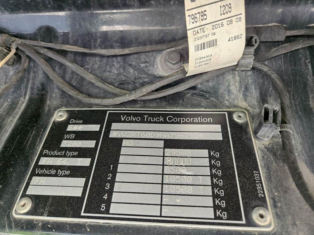יחידת טרקטור Volvo FH540 6X4 DUALCLUTCH: תמונה 18