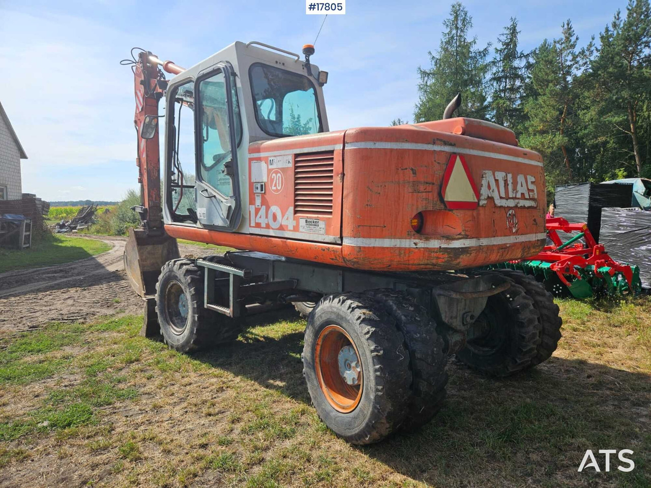 1995 Atlas 1404 - מחפר גלגלים: תמונה 5 1995 Atlas 1404 - מחפר גלגלים: תמונה 5