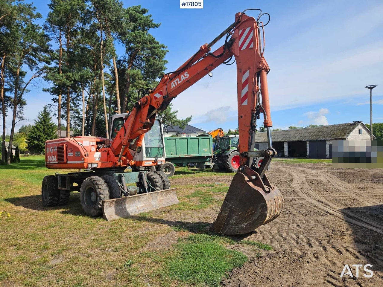 1995 Atlas 1404 - מחפר גלגלים: תמונה 2 1995 Atlas 1404 - מחפר גלגלים: תמונה 2