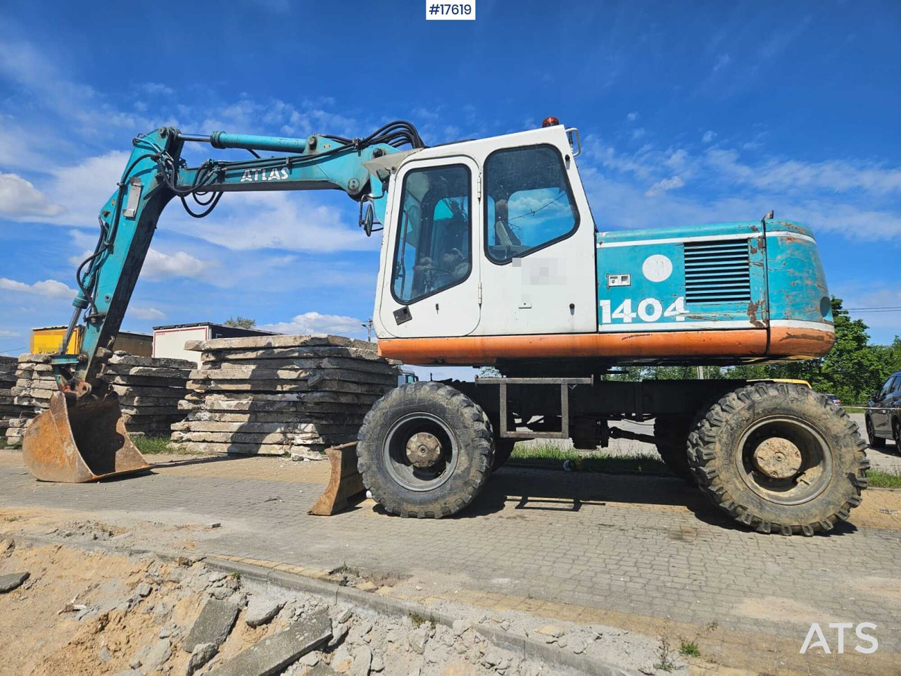1997 Atlas 1404 - מחפר גלגלים: תמונה 1 1997 Atlas 1404 - מחפר גלגלים: תמונה 1