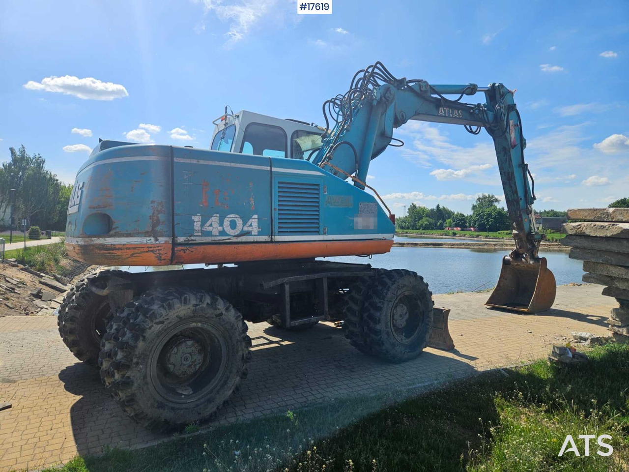 1997 Atlas 1404 - מחפר גלגלים: תמונה 2 1997 Atlas 1404 - מחפר גלגלים: תמונה 2