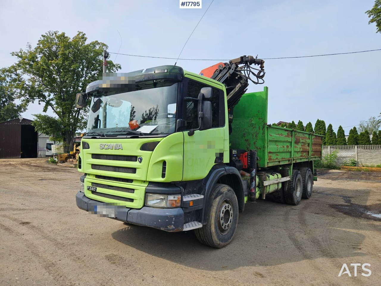 2007 Scania P 340 - משאית צד נופל/ שטוחה, משאית מנוף: תמונה 2 2007 Scania P 340 - משאית צד נופל/ שטוחה, משאית מנוף: תמונה 2