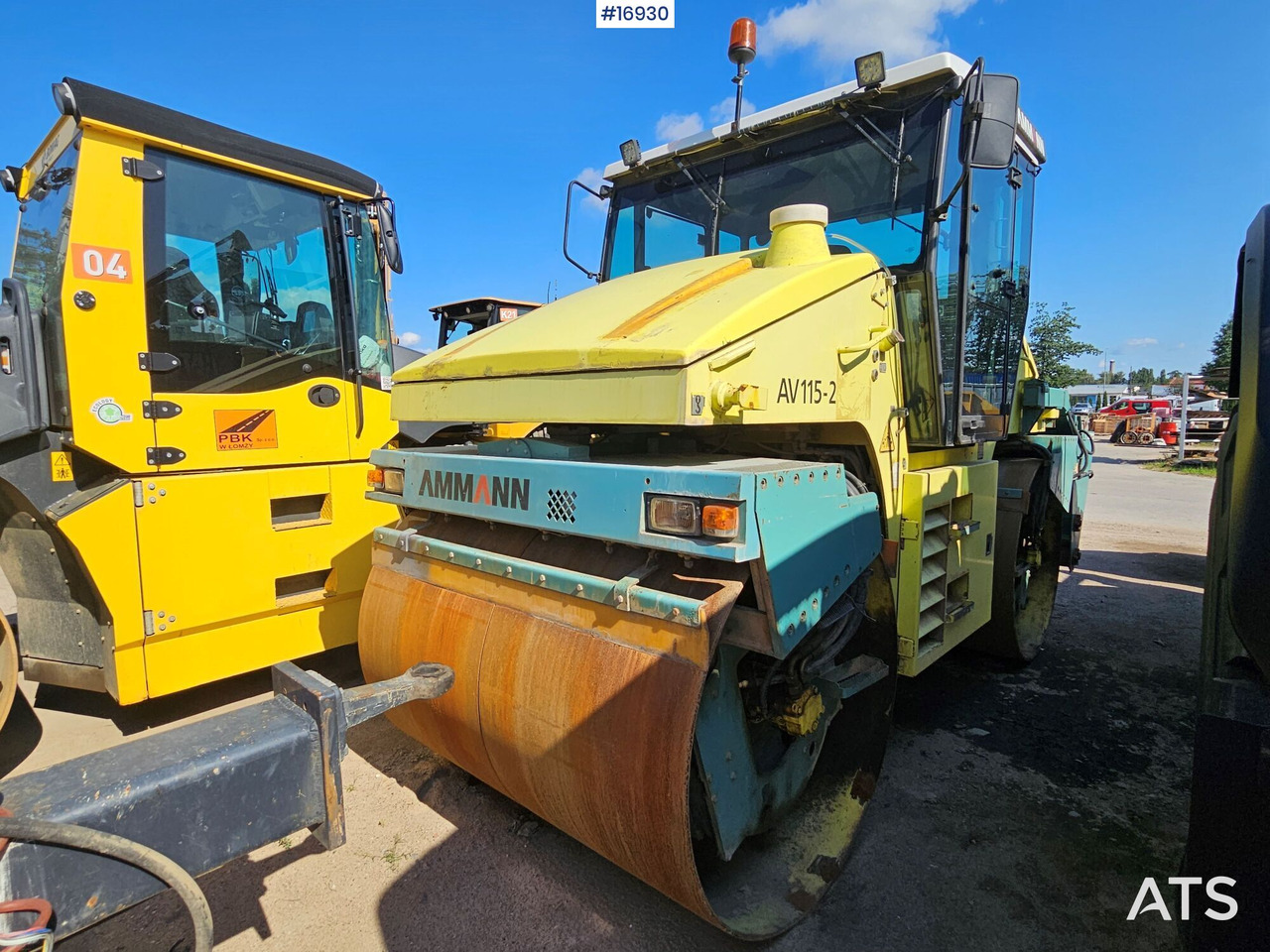 רולר כביש 2008 Ammann AV 115-2 Hydro spreader: תמונה 7