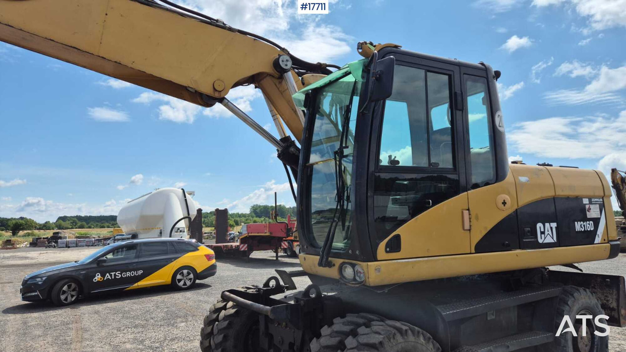 מחפר גלגלים 2008 CAT M316D: תמונה 16