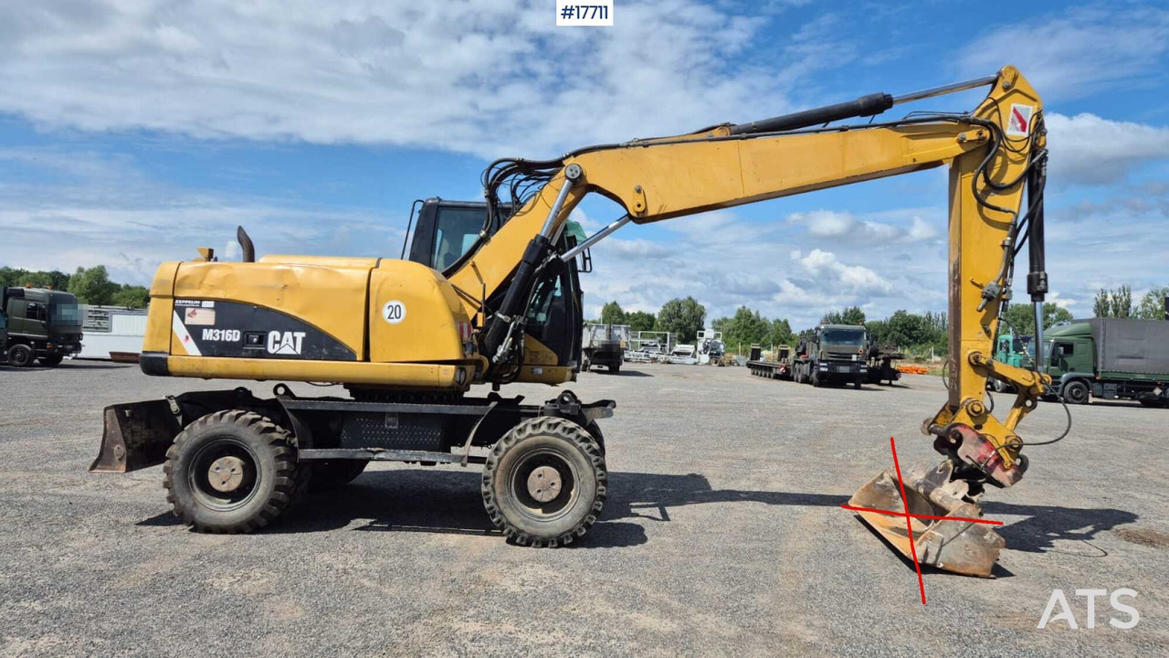2008 CAT M316D - מחפר גלגלים: תמונה 3 2008 CAT M316D - מחפר גלגלים: תמונה 3