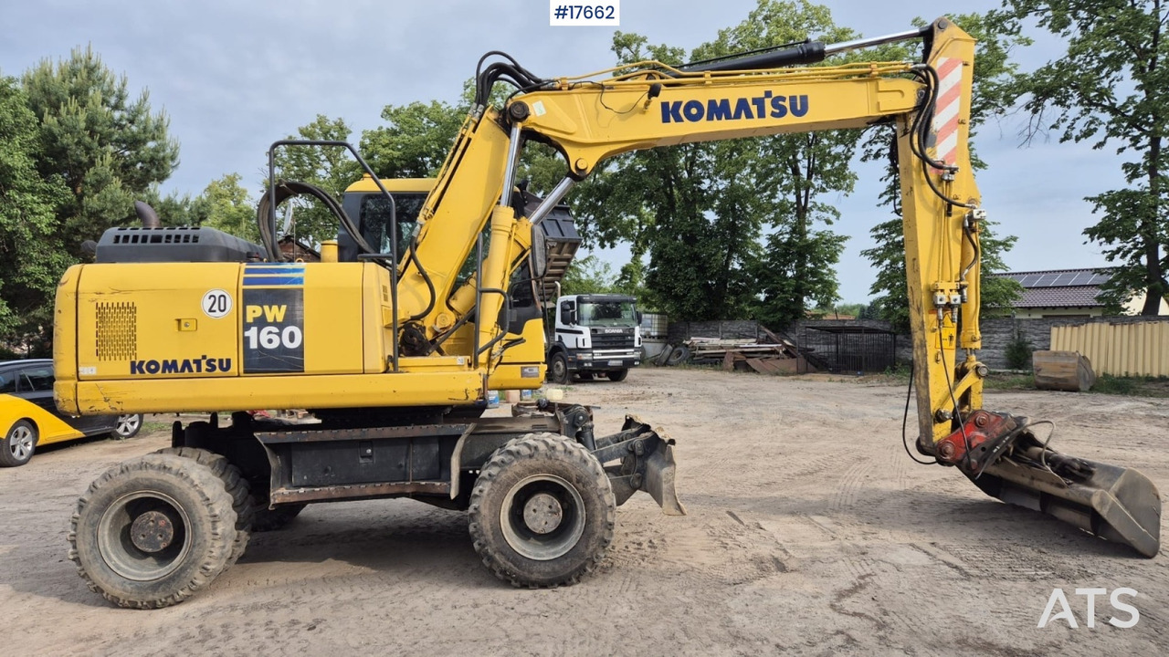 2012 Komatsu PW 160 - מחפר גלגלים: תמונה 4 2012 Komatsu PW 160 - מחפר גלגלים: תמונה 4