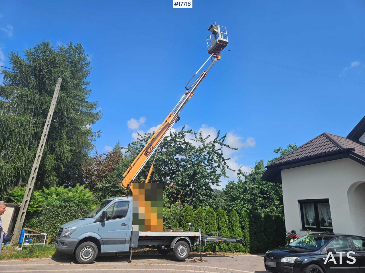 2014 Mercedes-Benz Sprinter - פלטפורמה אווירית מותקנת על משאית: תמונה 1 2014 Mercedes-Benz Sprinter - פלטפורמה אווירית מותקנת על משאית: תמונה 1