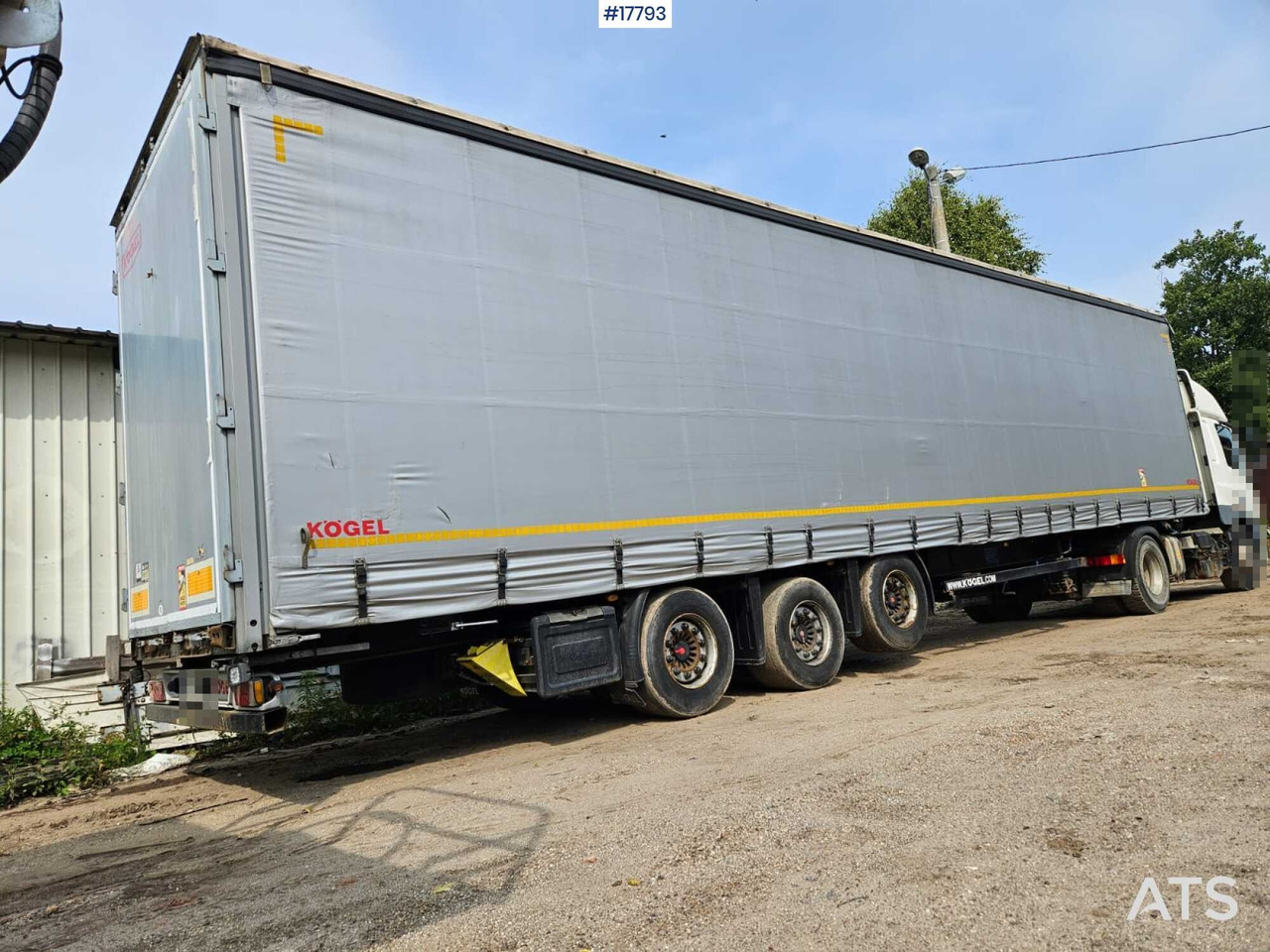 2015 Kögel S-24 - סמיטריילר עם וילונות צד: תמונה 2 2015 Kögel S-24 - סמיטריילר עם וילונות צד: תמונה 2