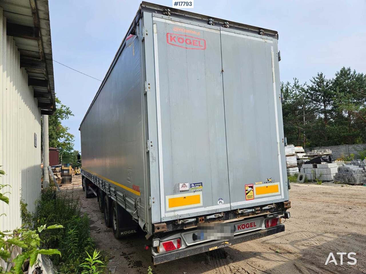 2015 Kögel S-24 - סמיטריילר עם וילונות צד: תמונה 4 2015 Kögel S-24 - סמיטריילר עם וילונות צד: תמונה 4