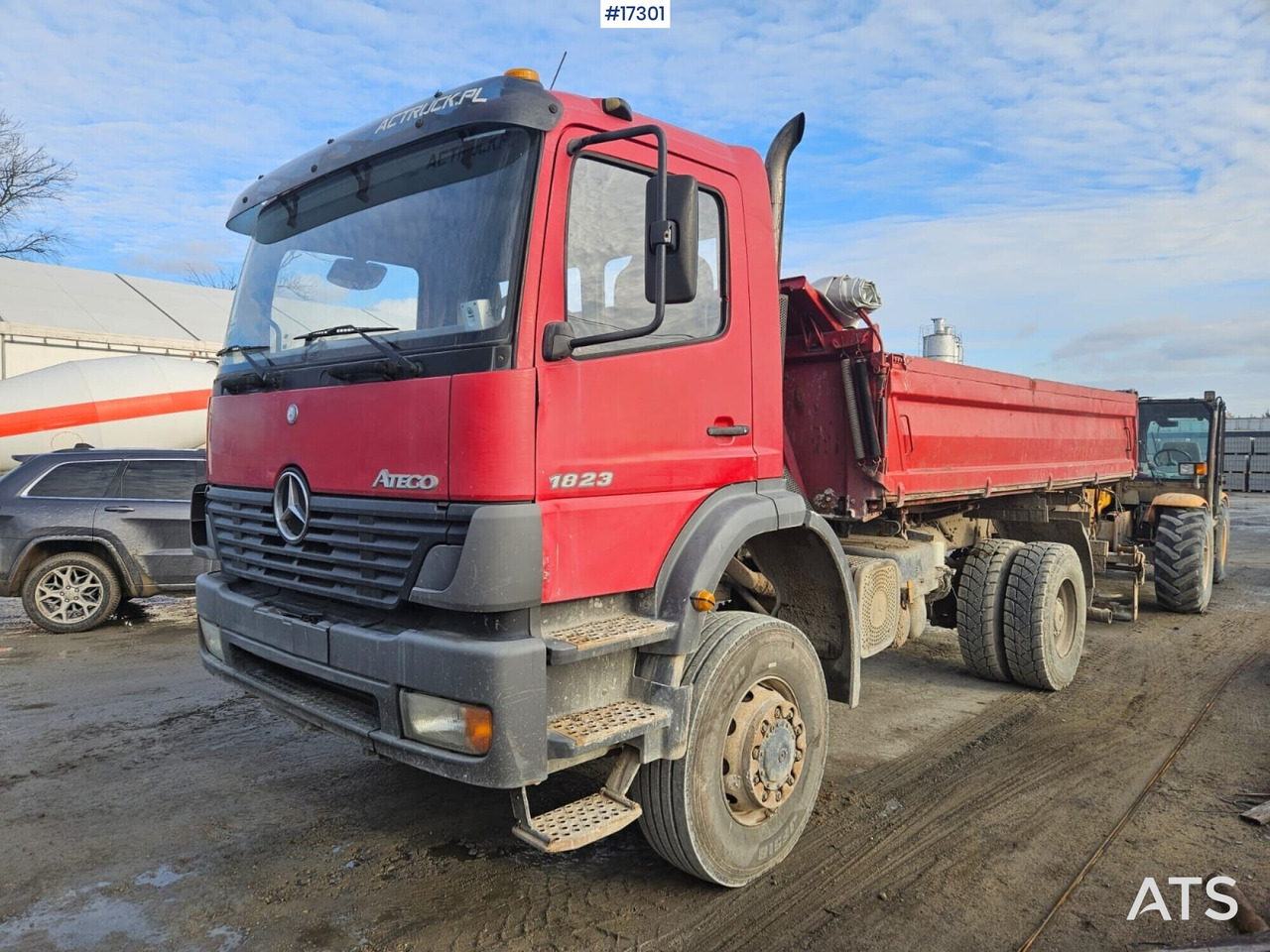 Mercedes-Benz Atego 1823 4x4 Tipper (2004) - מזהיר: תמונה 1 Mercedes-Benz Atego 1823 4x4 Tipper (2004) - מזהיר: תמונה 1