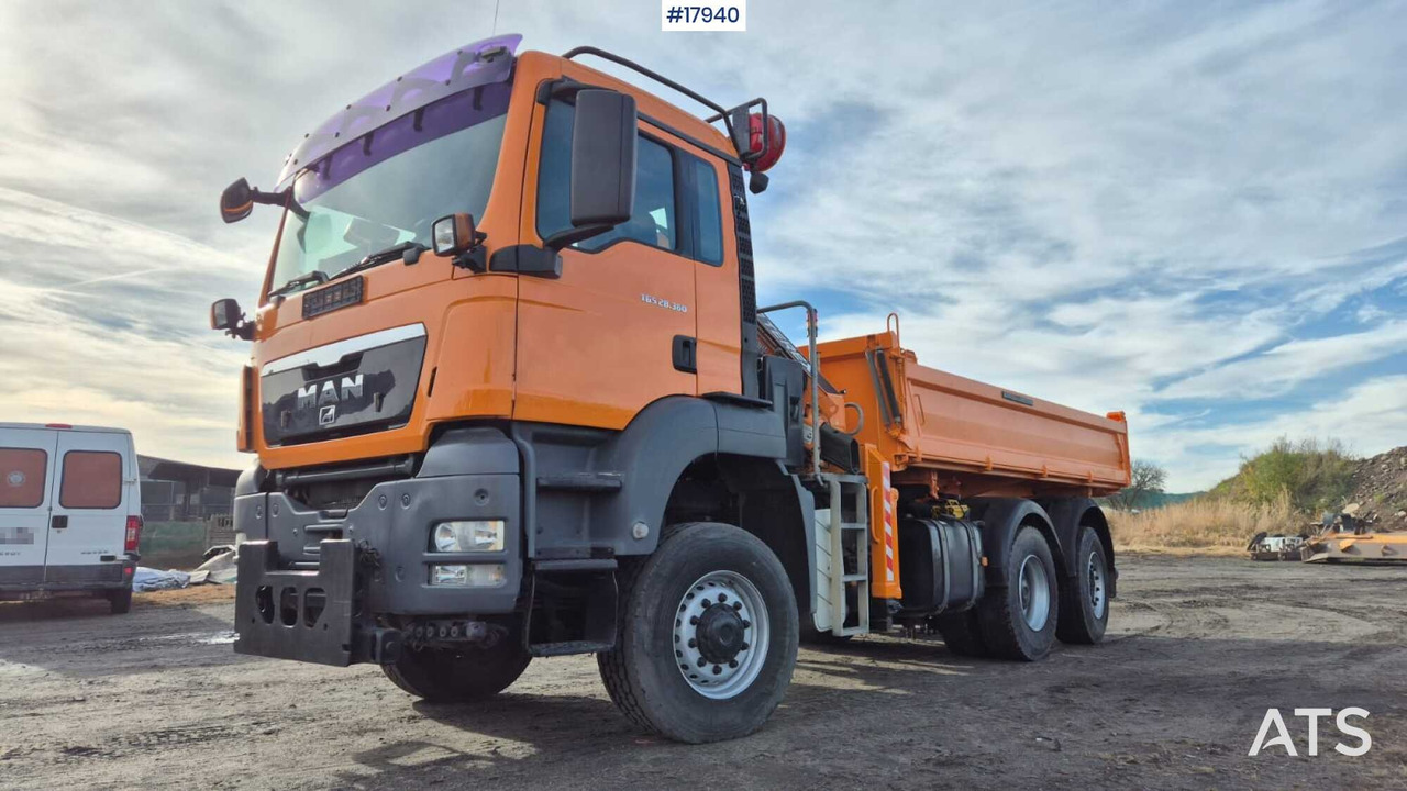 Tipper/sand spreader with HDS - MAN TGS 28.360 6x4 (2008) - מזהיר, משאית מנוף: תמונה 3 Tipper/sand spreader with HDS - MAN TGS 28.360 6x4 (2008) - מזהיר, משאית מנוף: תמונה 3