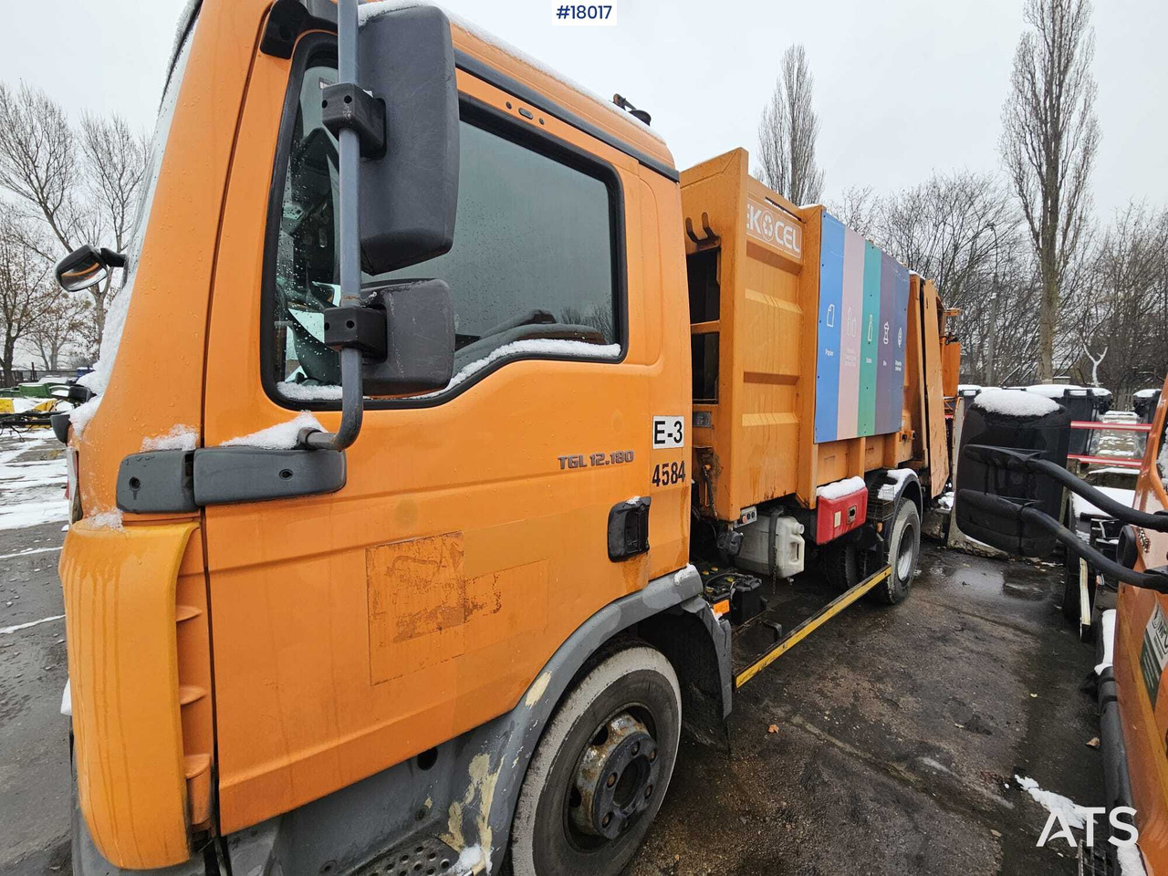 Truck MAN TGA 12.180 (2007) with EKOCEL mini garbage truck body - משאית אשפה: תמונה 5 Truck MAN TGA 12.180 (2007) with EKOCEL mini garbage truck body - משאית אשפה: תמונה 5