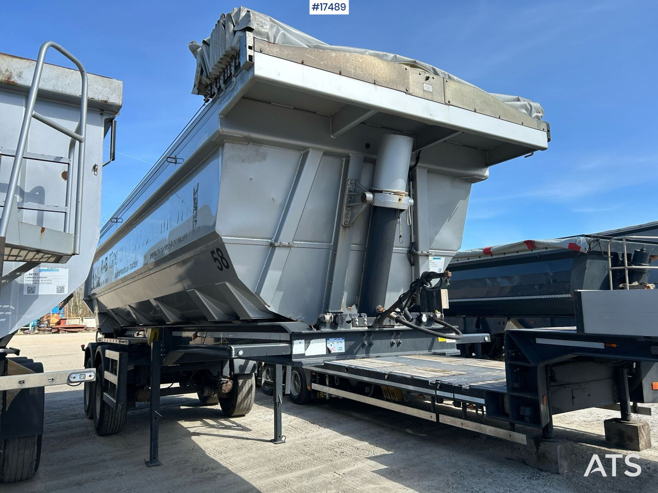 Truck semi-trailer, tipper MEIERLING MSK 18 (2017) - סמיטריילר עם מזהיר: תמונה 3 Truck semi-trailer, tipper MEIERLING MSK 18 (2017) - סמיטריילר עם מזהיר: תמונה 3