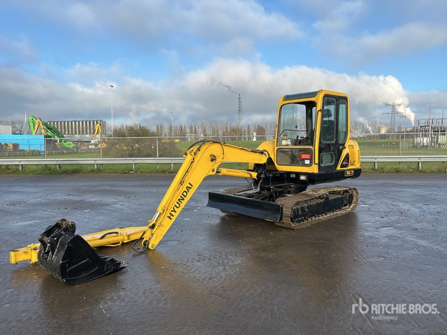 2008 Hyundai R55-7 Mini Excavator: <6.6t - מיני מחפר: תמונה 1 2008 Hyundai R55-7 Mini Excavator: <6.6t - מיני מחפר: תמונה 1